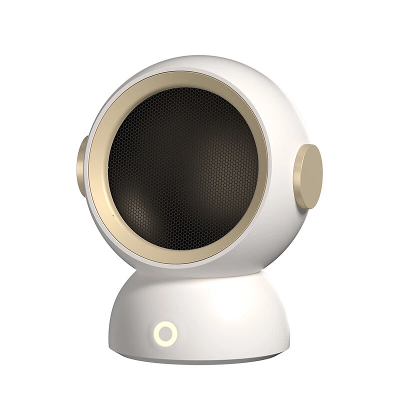 (image for) 1200W Instant Heating Desktop Heater Electric Heater Portable Desktop Fan Heating Heater Mini Radiator Home Office Winter Heater